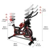 Spin Bike Stationaire Indoor Cycling Bike Met Riemaandrijving 8Kg Vliegwiel-Vente-unique Clearance