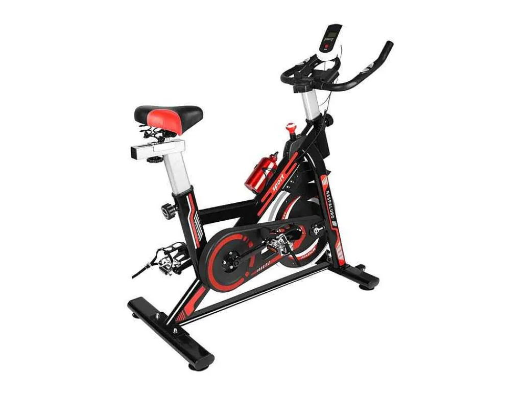 Spin Bike Stationaire Indoor Cycling Bike Met Riemaandrijving 8Kg Vliegwiel-Vente-unique Clearance