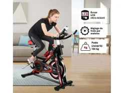Spin Bike Stationaire Indoor Cycling Bike Met Riemaandrijving 10Kg Vliegwiel-Vente-unique New