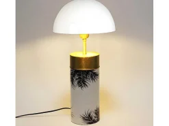 Staande Lamp Champignon Art-Decostijl Agaric - Ijzer - H54Cm - Wit, Goudkleurig En Zwart-OZAIA Online