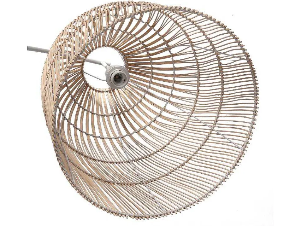 Staande Lamp Etnische Stijl Van Ijzer En Rotan - H 177 Cm - Parnaiba-OZAIA Best