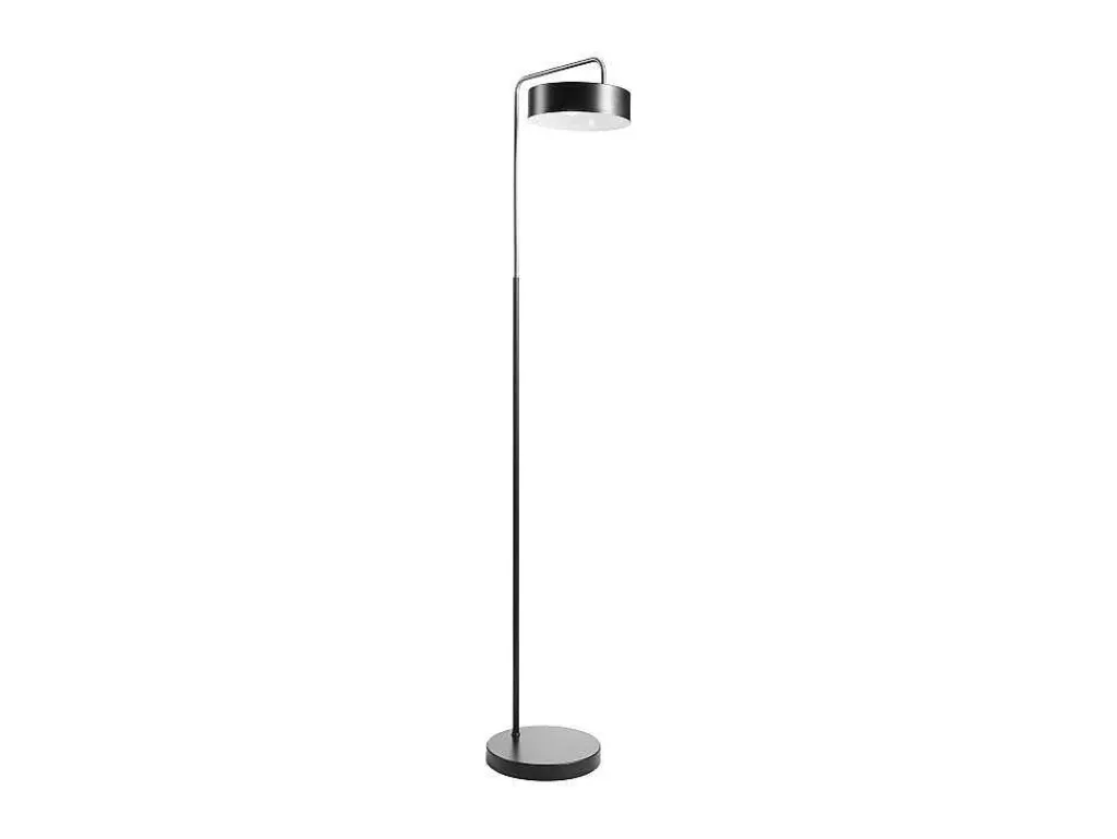 Staande Lamp Met Vintage-Stijl Van Metaal - H154 Cm - Zwart En Goudkleurig - Otilie-OZAIA