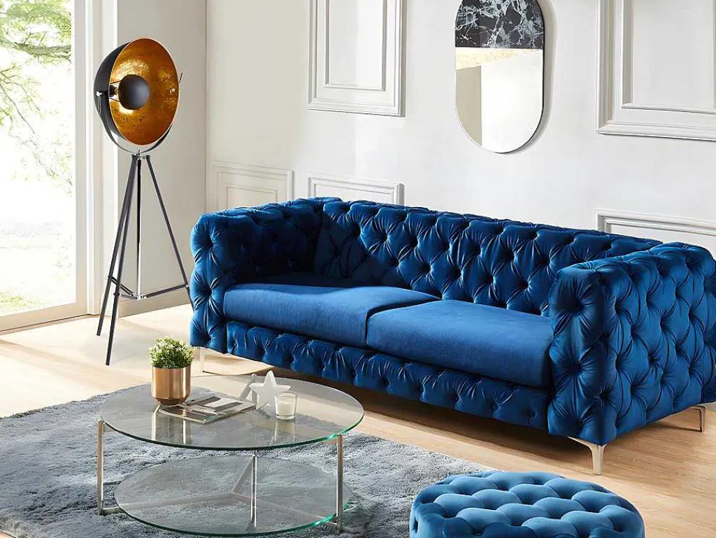 Staande Lamp Movie - H. 166 Cm - Goudkleurig Van Het Merk Inside Art-OZAIA Hot