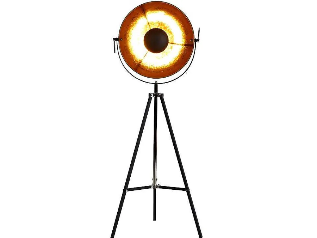 Staande Lamp Movie - H. 166 Cm - Goudkleurig Van Het Merk Inside Art-OZAIA Hot