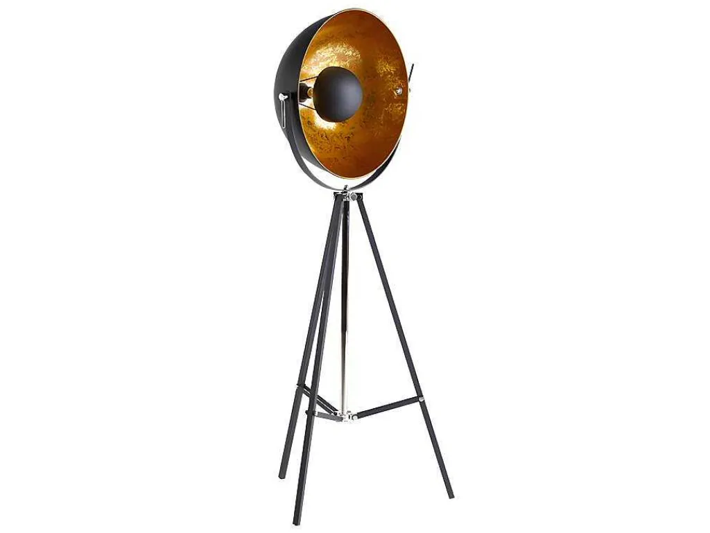Staande Lamp Movie - H. 166 Cm - Goudkleurig Van Het Merk Inside Art-OZAIA Hot