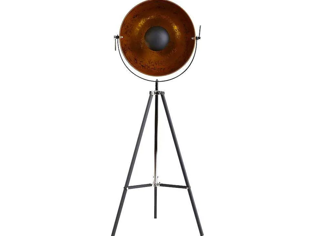 Staande Lamp Movie - H. 166 Cm - Goudkleurig Van Het Merk Inside Art-OZAIA Hot