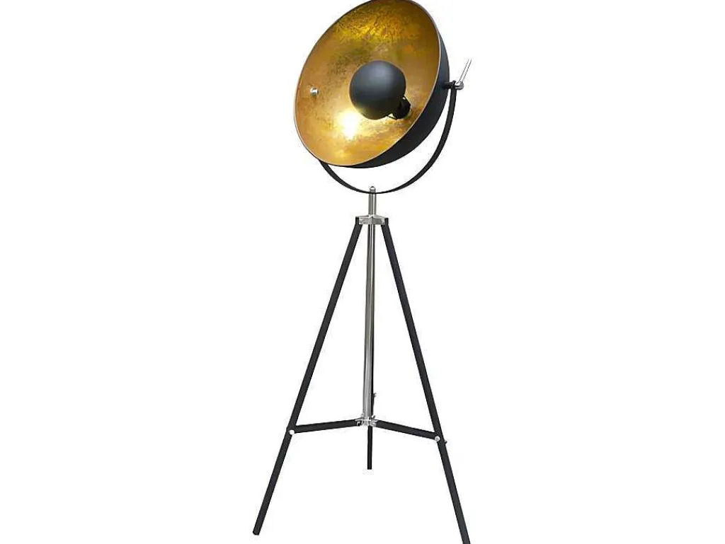Staande Lamp Movie - H. 166 Cm - Goudkleurig Van Het Merk Inside Art-OZAIA Hot