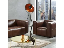 Staande Lamp Movie - H. 166 Cm - Koperkleurig Van Het Merk Inside Art-OZAIA New