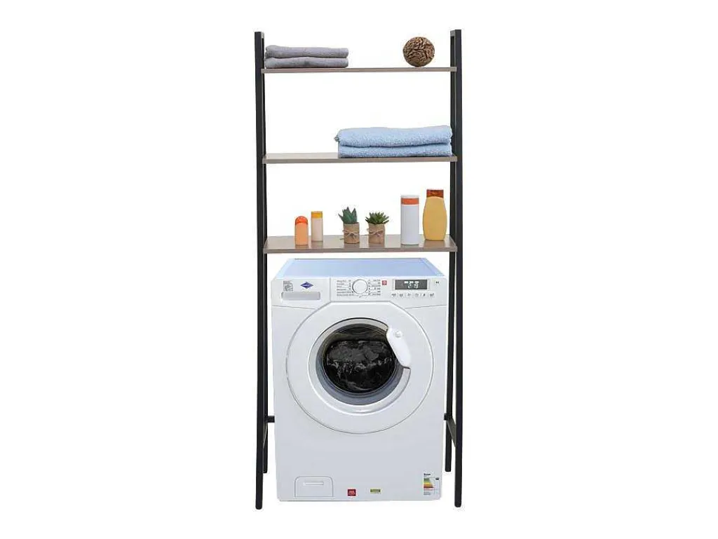 Staande Plank Mcw-K82, Grijsbruin-Vente-unique Outlet