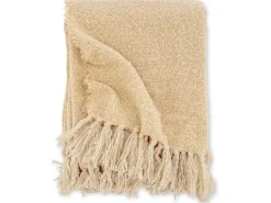 Stanly Plaid 170X130Cm Beige.-Venture Home Hot