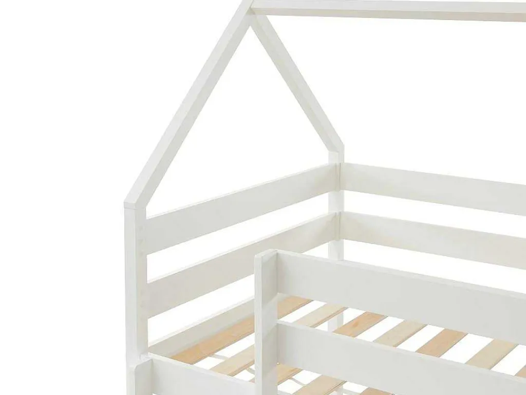 Stapelbed 2 X 90 X 190 Cm - 2 Laden - Grenen - Wit - Chori-Vente-unique