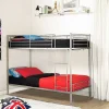 Stapelbed Duotis Ii - 2 X 90 X 190 Cm - Zilver-Vente-unique Hot