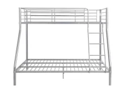 Stapelbed Elevatio Iii - 90/140 X 190 Cm - Metaal - Zilver-Vente-unique Clearance