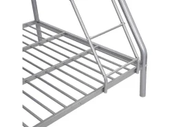 Stapelbed Elevatio Iii - 90/140 X 190 Cm - Metaal - Zilver-Vente-unique Clearance