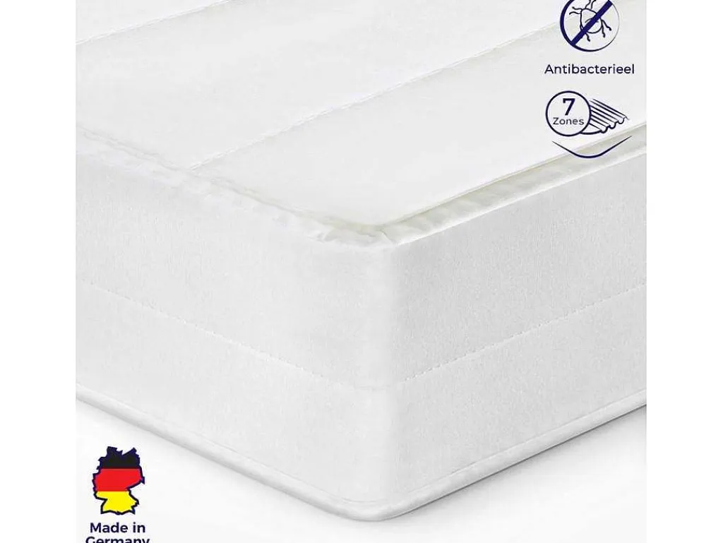 Stevig Ondersteunend Matras - Matras Met 7 Zones En Wasbare Hoes - 180X200 Cm-MISTER SANDMAN Outlet