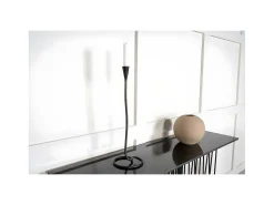 Stone Sidetable 37X130 Cm Glas Zwart Marmor Decor.-Furniture Fashion