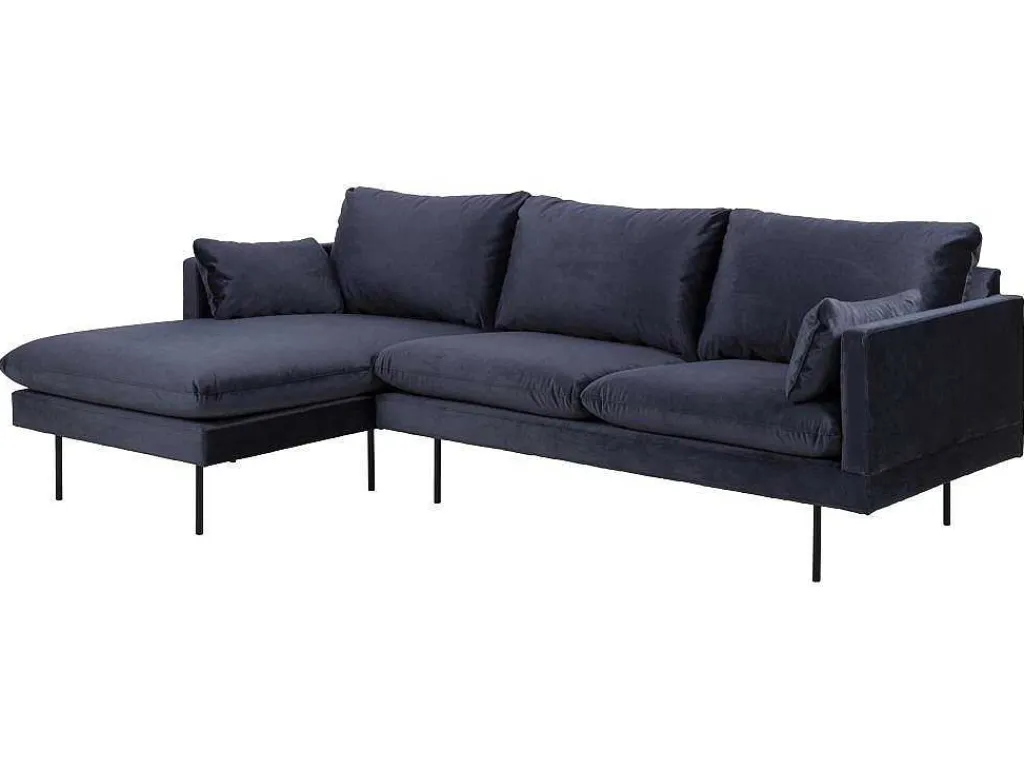 Sunny Bank 2 Personen Met Chaise Longue, Naar Links Gericht Donkerblauw.-Vente-unique Hot