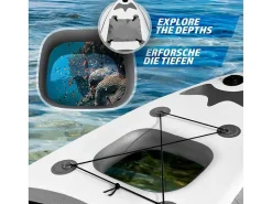 Sup Board Anubis 366 Cm - Zilver - Incl. Accessoires-Vente-unique Clearance