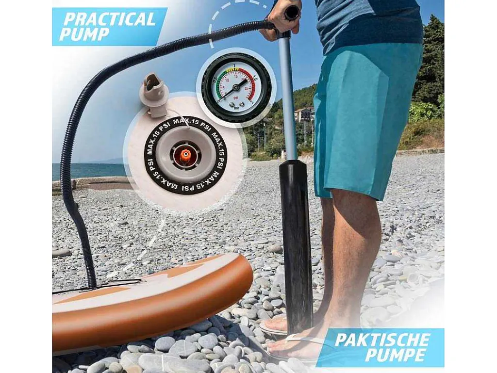 Sup Board Bastet 320 Cm - Rose Goud - Incl. Accessoires-Vente-unique New