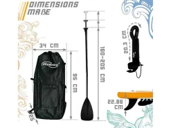 Sup Board Kraken 305 Cm - Oranje - Incl. Accessoires-Vente-unique