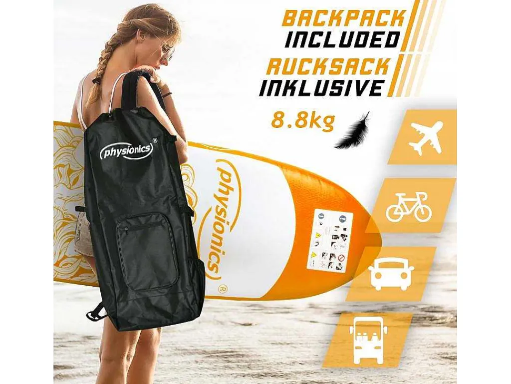 Sup Board Kraken 366 Cm - Oranje - Incl. Accessoires-Vente-unique Discount