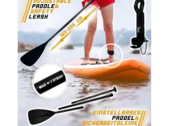 Sup Board Kraken 366 Cm - Oranje - Incl. Accessoires-Vente-unique Discount