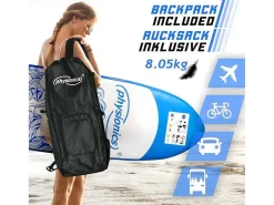 Sup Board Poseidon 320 Cm - Blauw - Incl. Accessoires-Vente-unique Online