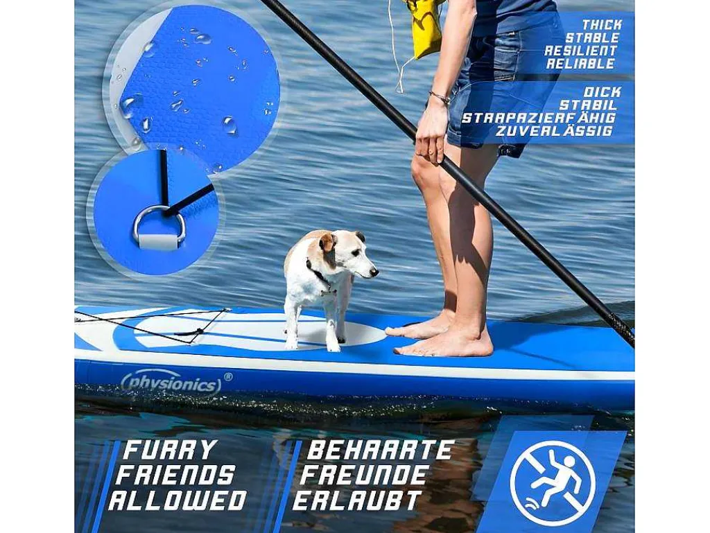 Sup Board Poseidon 366 Cm - Blauw - Incl. Accessoires-Vente-unique Sale