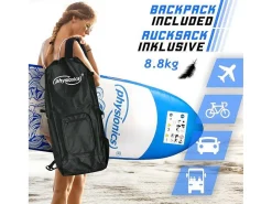 Sup Board Poseidon 366 Cm - Blauw - Incl. Accessoires-Vente-unique Sale