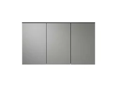 Synnax Spiegelkast 3 Spiegel Deuren Grijs.-Vente-unique Discount