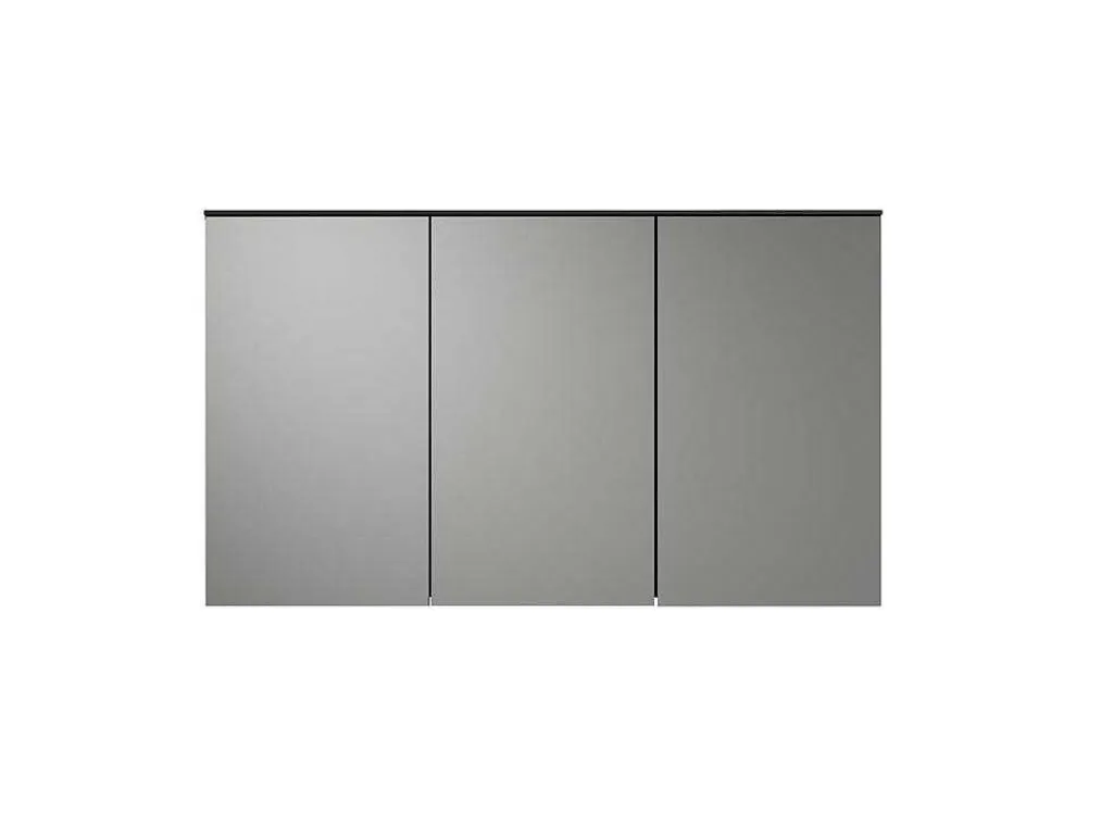 Synnax Spiegelkast 3 Spiegel Deuren Grijs.-Vente-unique Discount