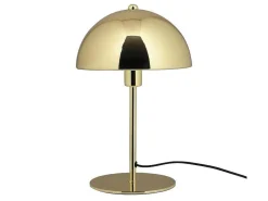 Tafellamp Met Champignonvorm En Vintage-Look Met Messingeffect - D 20 Cm X H 30 Cm - Goudkleurig - Ontario-OZAIA
