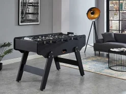 Tafelvoetbal Lionel Van Mdf - L153 X B77,6 X H96 Cm - Zwart-Vente-unique Online