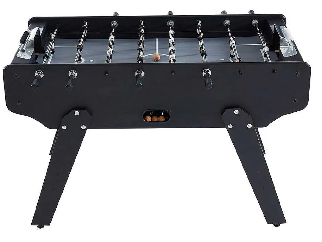 Tafelvoetbal Lionel Van Mdf - L153 X B77,6 X H96 Cm - Zwart-Vente-unique Online