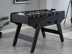 Tafelvoetbal Lionel Van Mdf - L153 X B77,6 X H96 Cm - Zwart-Vente-unique Online