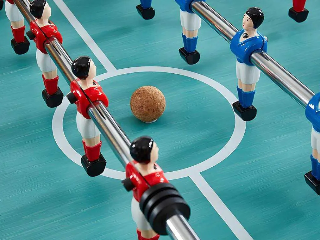 Tafelvoetbal Met Muntautomaat Henry Van Mdf - L153 X B77,6 X H96 Cm - Eikenkleur-Vente-unique Online