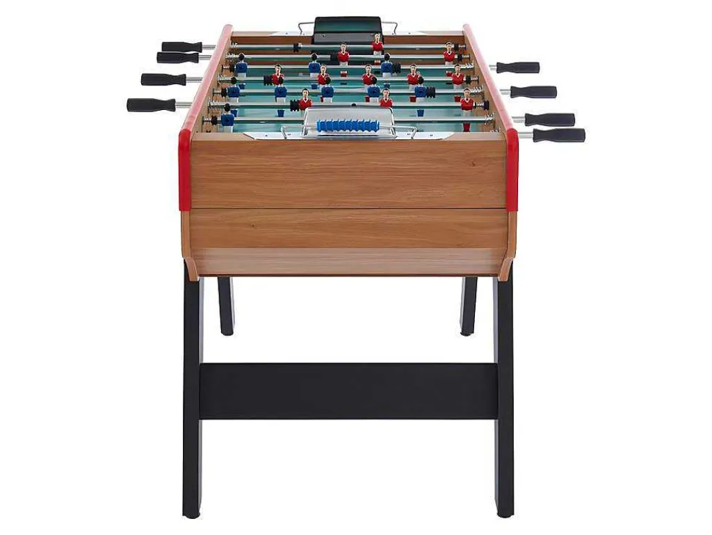 Tafelvoetbal Met Muntautomaat Henry Van Mdf - L153 X B77,6 X H96 Cm - Eikenkleur-Vente-unique Online
