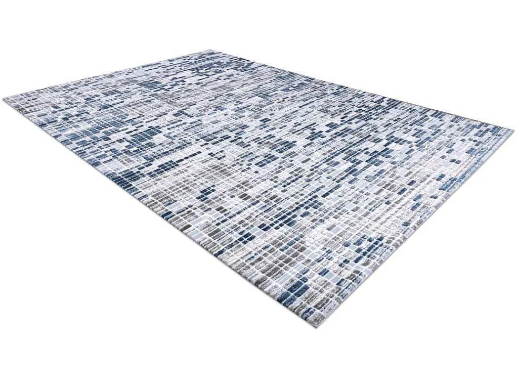 Tapijt Acryl Dizayn 124 Blauw 160X230 Cm-RugsX Discount