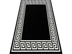 Tapijt Bcf Morad Grek Grieks - Zwart 140X200 Cm-RugsX New