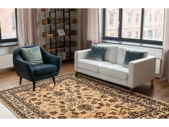 Tapijt Bcf Morad Klasyk Klassiek - Beige 120X170 Cm-RugsX Sale