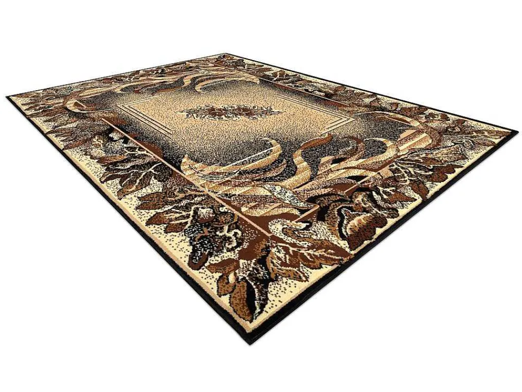 Tapijt Bcf Morad Lisc Bladeren Agawa Klassiek - Beige 140X200 Cm-RugsX Online