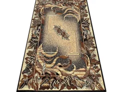 Tapijt Bcf Morad Lisc Bladeren Agawa Klassiek - Beige 140X200 Cm-RugsX Online