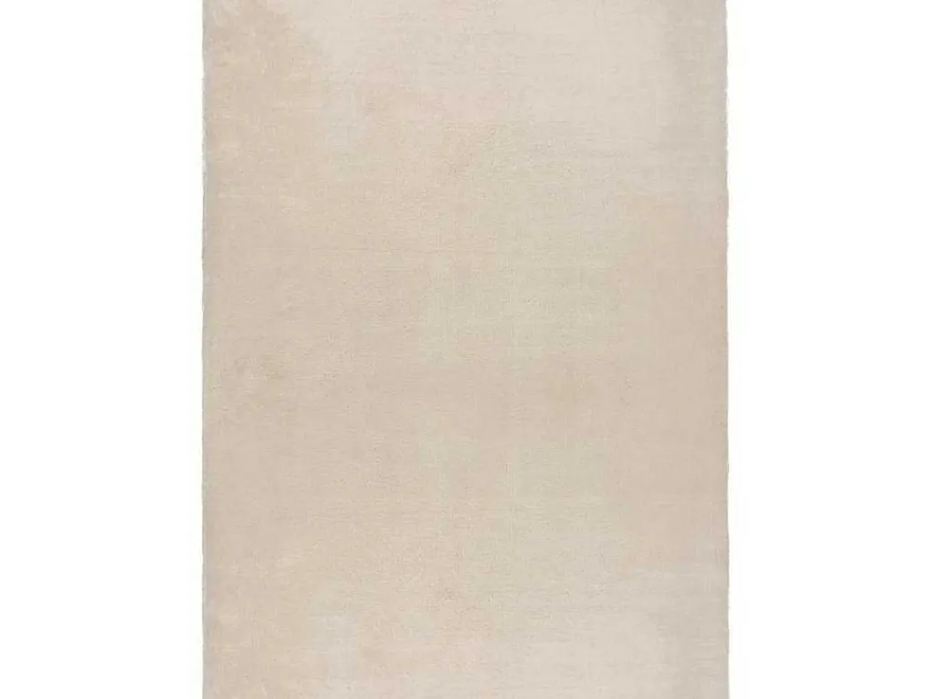 Tapijt Bunny Beige Imitatie Konijnenvacht 140X190 Cm-RugsX Sale