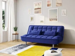 Tapijt Camden - Polyester - 160 X 230 Cm - Mosterdkleur, Marineblauw, Grijs-OZAIA