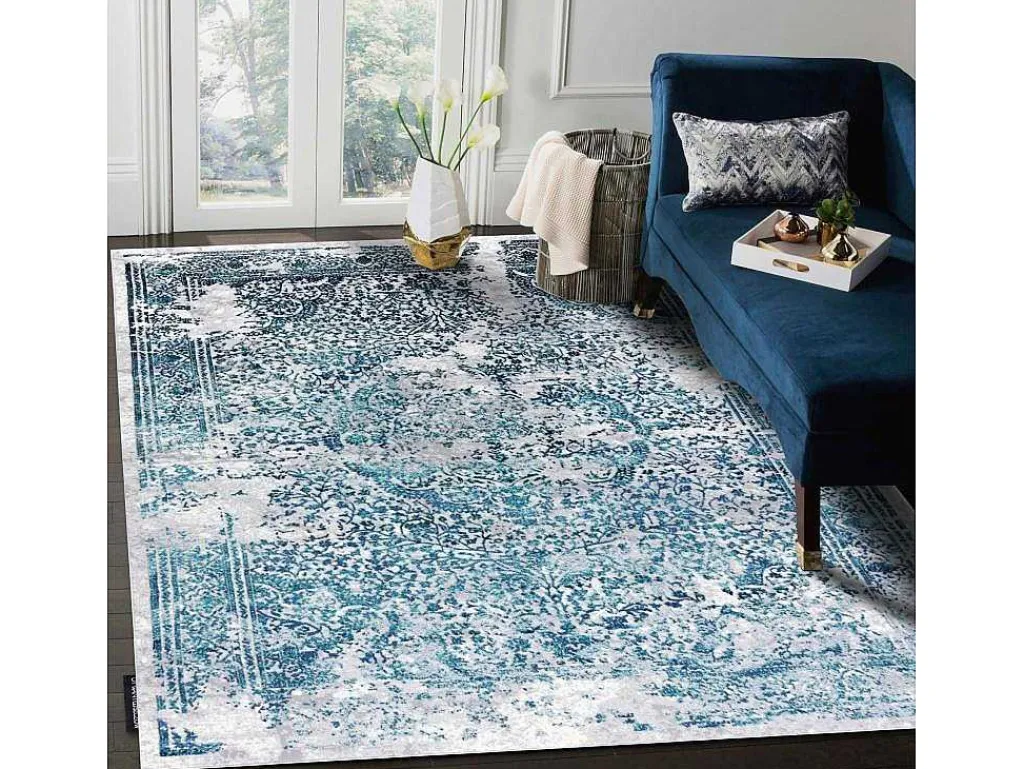 Tapijt De Luxe Modern 2082 Ornament Vintage Gewreven - Structureel Cr 120X170 Cm-RugsX Discount