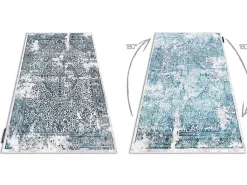Tapijt De Luxe Modern 2082 Ornament Vintage Gewreven - Structureel Cr 120X170 Cm-RugsX Discount