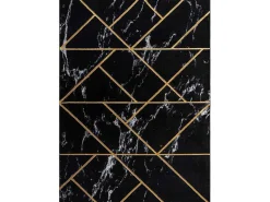 Tapijt Emerald Exclusief 2000 Glamour, Stijlvol Geometrisch, Marmer Zw 120X170 Cm-RugsX Hot
