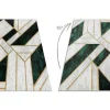 Tapijt Emerald Exclusief 1015 Glamour, Stijlvol Marmer, Geometrisch Fl 120X170 Cm-RugsX Outlet