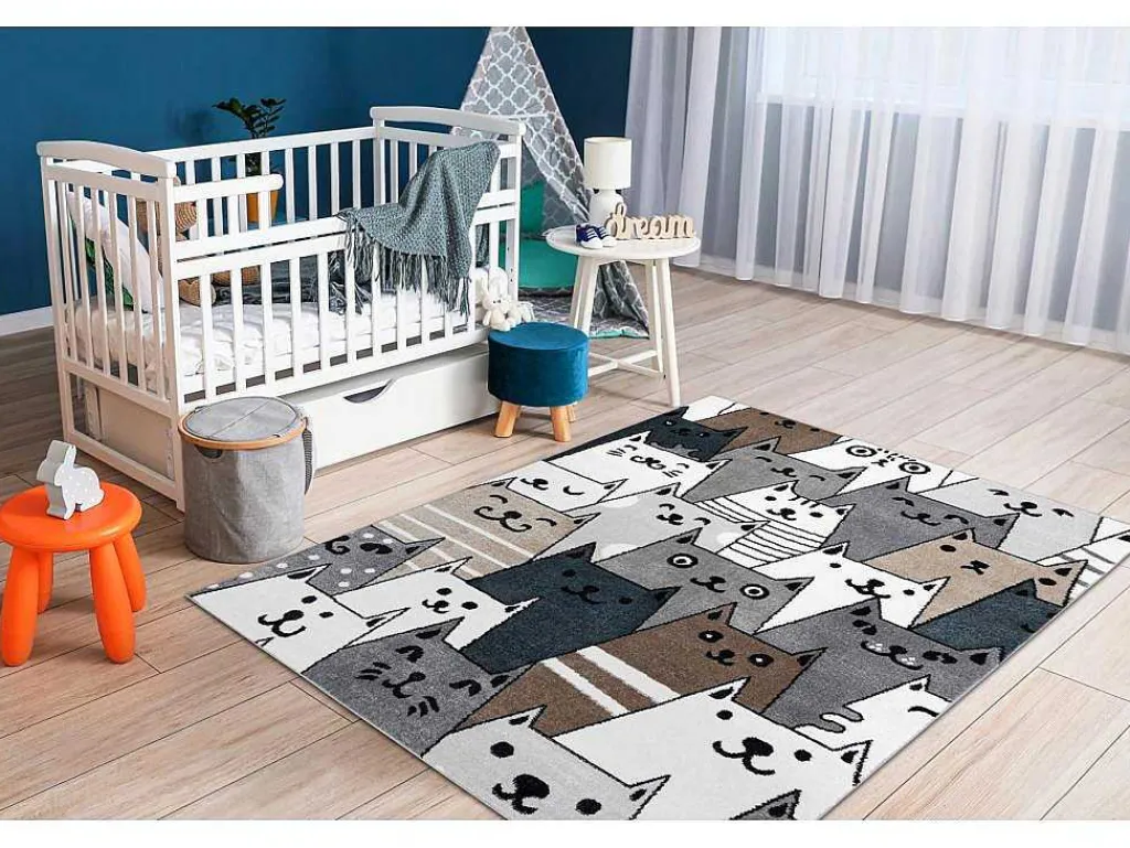 Tapijt Fun Pets Voor Kinderen, Dieren Multi 280X370 Cm-RugsX Outlet