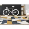 Tapijt Geometrisch Scandinavische Stijl Geomie - Polypropyleen - 160 X 230 Cm - Geel, Grijs En Blauw-OZAIA Hot